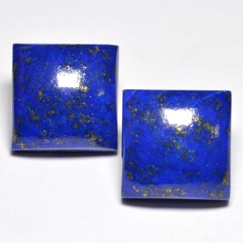 Bright Blue Lapis Lazuli Gem - 7.5ct Square Cabochon (ID: 553352)