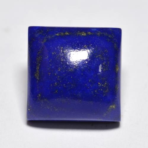 Intense Navy Blue Lapis Lazuli Gem - 7.8ct Square Cabochon (ID: 553395)