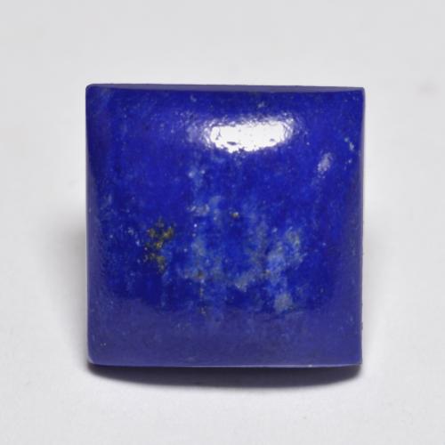 Azul marino intenso Lapislázuli Gema - 5.6ct Cabujónes Cuadrado (ID: 553398)