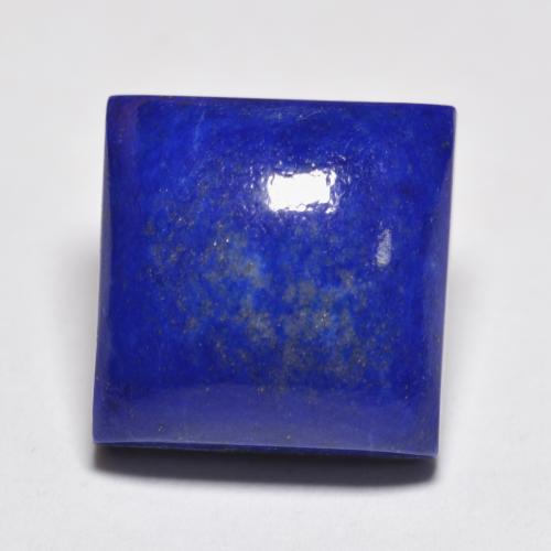Electric Blue Lapis Lazuli Gem - 7.4ct Square Cabochon (ID: 553399)