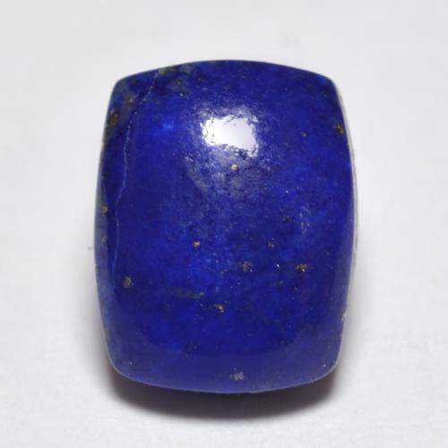 Intense Navy Blue Lapislazuli Edelstein - 1.4ct Kissen Cabochon (ID: 553531)