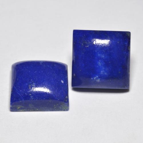 13.69 ctw Blue Lapis Lazuli Stones, Natural Lapis Lazuli in Square Cabochon Shape for Sale