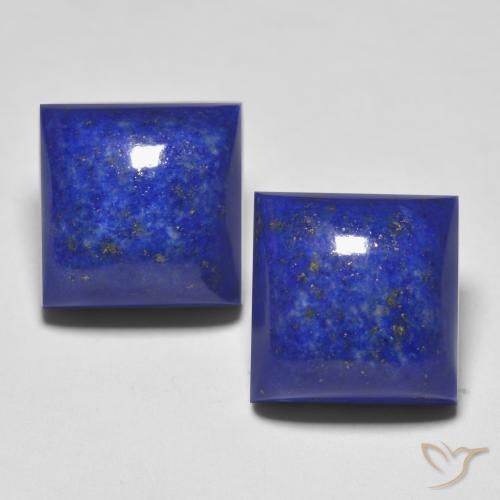 17.83 ct Square Lapis Lazuli, 11.1 x 11.1 mm From Afghanistan, Photo A