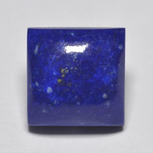 Intense Navy Blue Lapislazuli Edelstein - 8.1ct Quadrat Cabochon (ID: 553711)