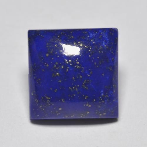 6.19 ct Blue Lapis Lazuli Gemstone, Lapis Lazuli Gem in Square Cabochon Shape for Sale.