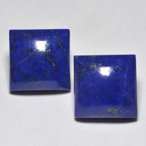 Intense Navy Blue Lapis Lazuli Gem - 7.1ct Square Cabochon (ID: 554135)