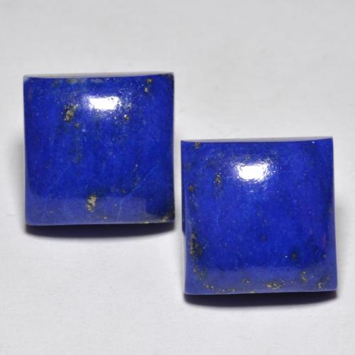 Intense Navy Blue Lapislazzulo Gem - 7.6ct Cabochon quadrato (ID: 554136)
