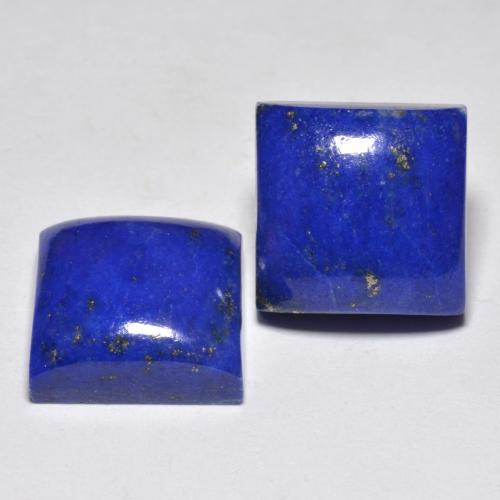 15.18 ctw Blue Lapis Lazuli Stones, Natural Lapis Lazuli in Square Cabochon Shape for Sale