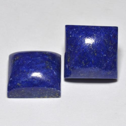 15.66 ctw Blue Lapis Lazuli Stones, Natural Lapis Lazuli in Square Cabochon Shape for Sale