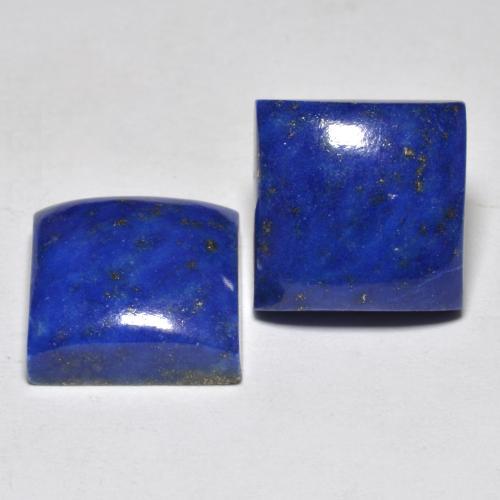 13.61 ctw Blue Lapis Lazuli Stones, Natural Lapis Lazuli in Square Cabochon Shape for Sale