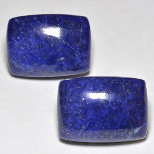 Intense Navy Blue Lapis Lazuli Gem - 15.9ct Cushion Cabochon (ID: 554144)
