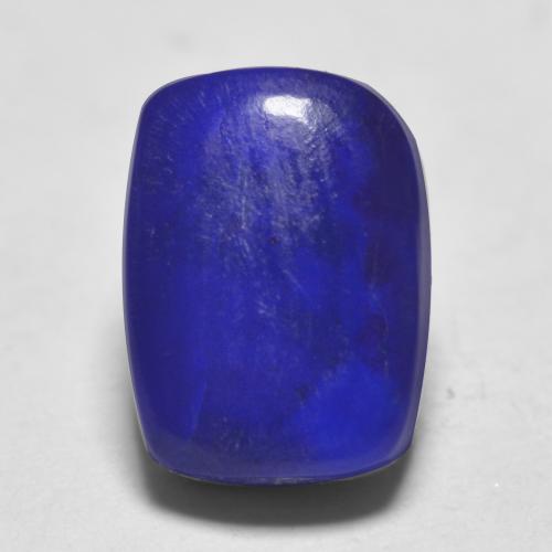 Azul marino intenso Lapislázuli Gema - 1.4ct Cabujón forma Cojín (ID: 554427)