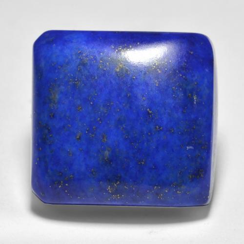 Electric Blue Lapis Lazuli Gem - 16.6ct Square Cabochon (ID: 555402)