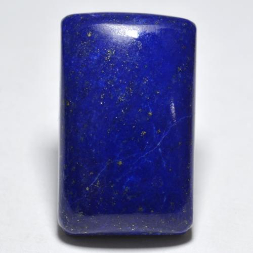 Intense Navy Blue Lapis Lazuli Gem - 27.5ct Baguette Cabochon (ID: 555405)