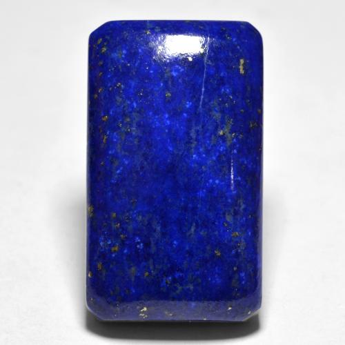 Electric Blue Lapis Lazuli Gem - 30.4ct Octagon Cabochon (ID: 555406)