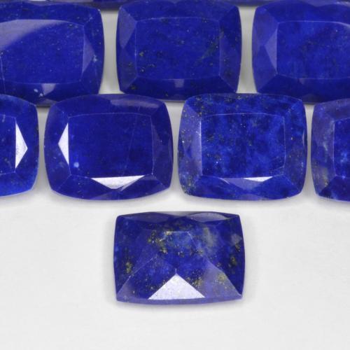 Lapis Lazuli Gemstone in 12 x 10 mm (calibrated) Size for Sale, Lapis Lazuli Stone in Intense Navy Blue Color