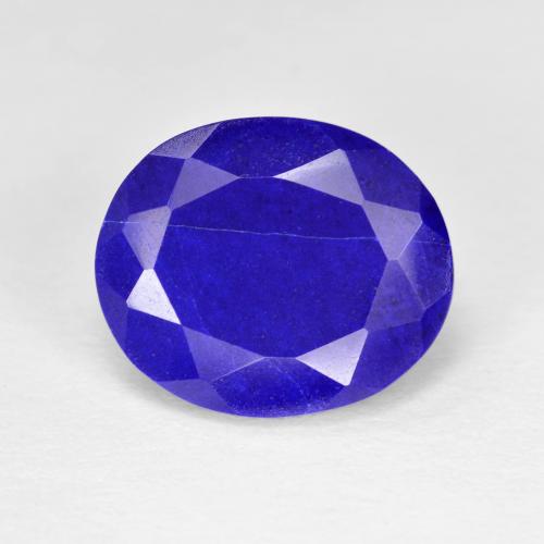 蓝色青金石4 4 克拉椭圆形从阿富汗宝石