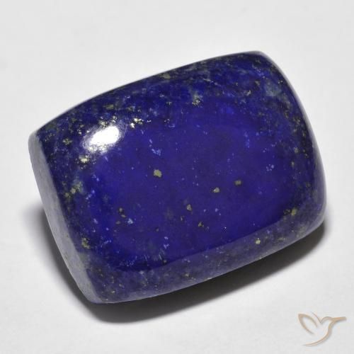 23.73 ct Blue Lapis Lazuli Stone, Natural Lapis Lazuli in Cushion Cabochon Shape for Sale
