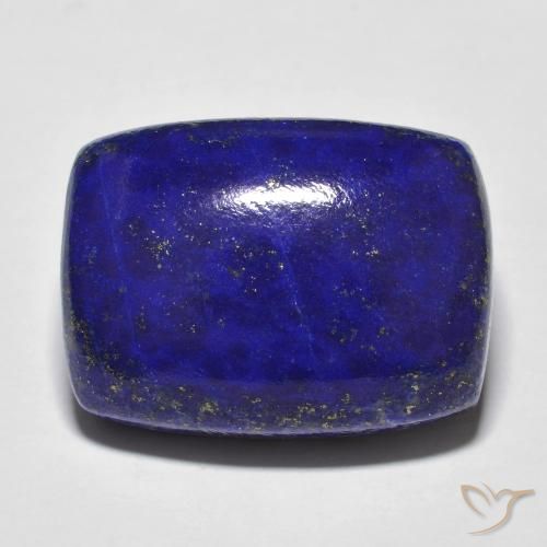 23.47 ct Blue Lapis Lazuli Stone, Natural Lapis Lazuli in Cushion Cabochon Shape for Sale