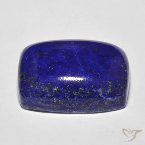 Lapis Lazuli Gemstone in 20 x 15.9 mm Size for Sale, Lapis Lazuli Stone in Intense Navy Blue Color