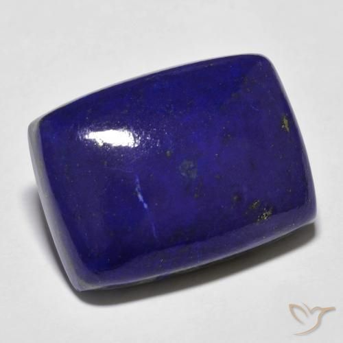 20.41ct Natural Deep Blue Lapis Lazuli, Cushion, Opaque
