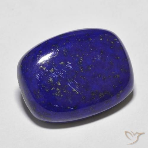 16.22 ct Blue Lapis Lazuli Stone, Natural Lapis Lazuli in Cushion Cabochon Shape for Sale