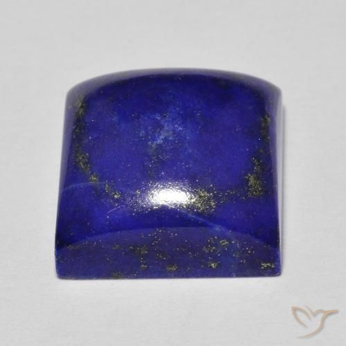 Lapis Lazuli Gemstone in 11 x 11 mm (calibrated) Size for Sale, Lapis Lazuli Stone in Intense Navy Blue Color