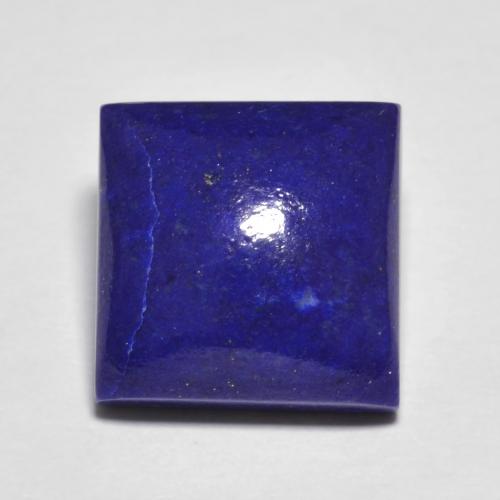 Lapis-lazuli Bleu square cabochon d'Afghanistan, 11,1 x 11mm, poids de 7,5 ct, pierre gemme naturelle Non traité de pureté Opaque , 1 pièce Lapis-lazuli, couleur Bleu, dureté Mohs de 5 à 6, Photo A