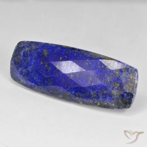35.68 ct Blue Lapis Lazuli Stone, Natural Lapis Lazuli in Cushion Rose-Cut Shape for Sale