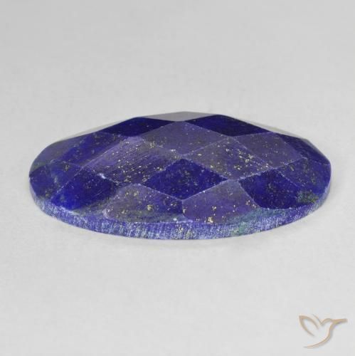Lapis Lazuli Gemstone in 23.9 x 13.6 mm Size for Sale, Lapis Lazuli Stone in Deep Egyptian Blue Color