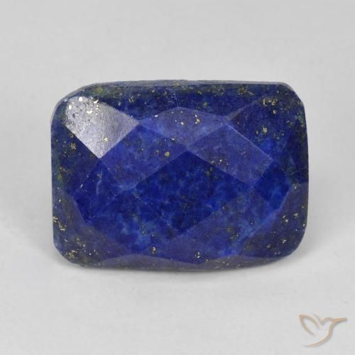 13.47ct Natural Dark Blue Lapis Lazuli, Cushion, Opaque
