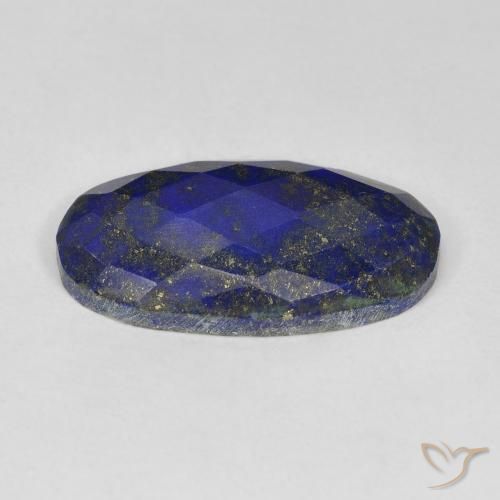 Lapis Lazuli Gemstone in 24.6 x 13.6 mm Size for Sale, Lapis Lazuli Stone in Very Deep Blue Color
