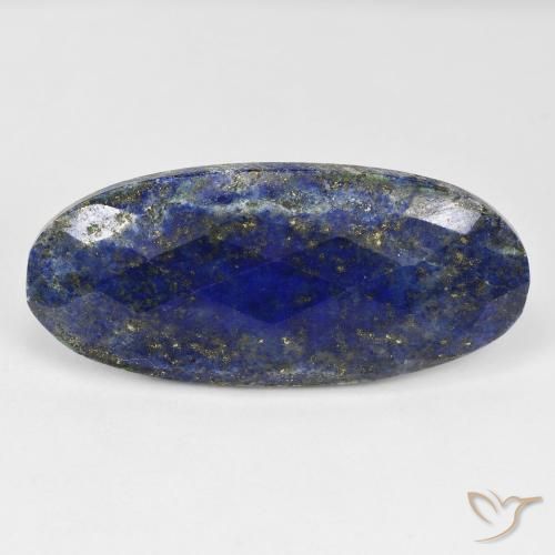 40.24ct Natural Dark Blue Lapis Lazuli, Oval, Opaque