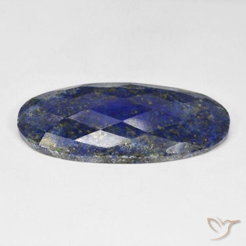 Lapis Lazuli Gemstone in 41.4 x 19 mm Size for Sale, Lapis Lazuli Stone in Dark Blue Color