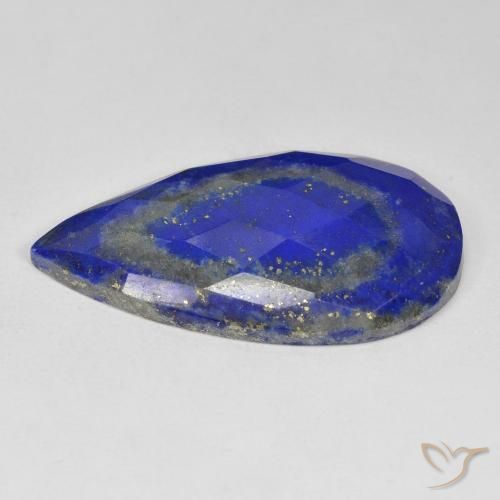 Lapis Lazuli Gemstone in 28.7 x 21.5 mm Size for Sale, Lapis Lazuli Stone in Electric Blue Color