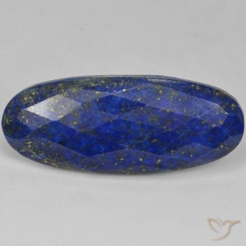 27.48ct Natural Dark Blue Lapis Lazuli, Oval, Opaque