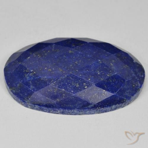 Lapis Lazuli Gemstone in 30.8 x 20.6 mm Size for Sale, Lapis Lazuli Stone in Very Deep Blue Color