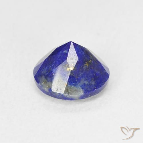 Lapis Lazuli Gemstone in 6 mm (calibrated) Size for Sale, Lapis Lazuli Stone in Medium Blue Color