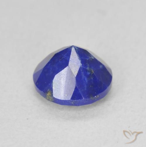 Lapis Lazuli Gemstone in 6 mm (calibrated) Size for Sale, Lapis Lazuli Stone in Medium Blue Color