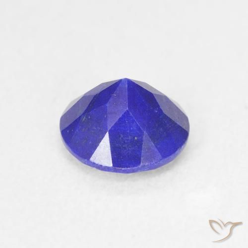 Lapis Lazuli Gemstone in 6 mm (calibrated) Size for Sale, Lapis Lazuli Stone in Intense Navy Blue Color