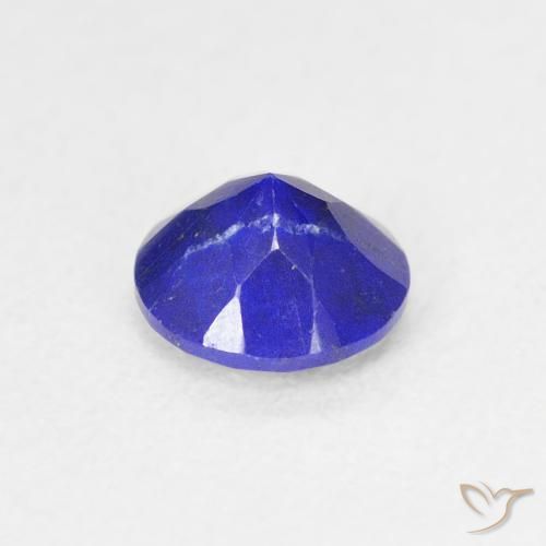 Lapis Lazuli Gemstone in 6 mm (calibrated) Size for Sale, Lapis Lazuli Stone in Intense Navy Blue Color