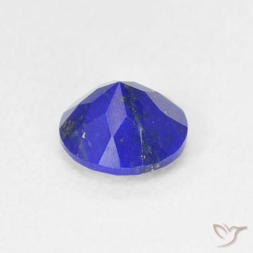 Lapis Lazuli Gemstone in 6 mm (calibrated) Size for Sale, Lapis Lazuli Stone in Intense Navy Blue Color