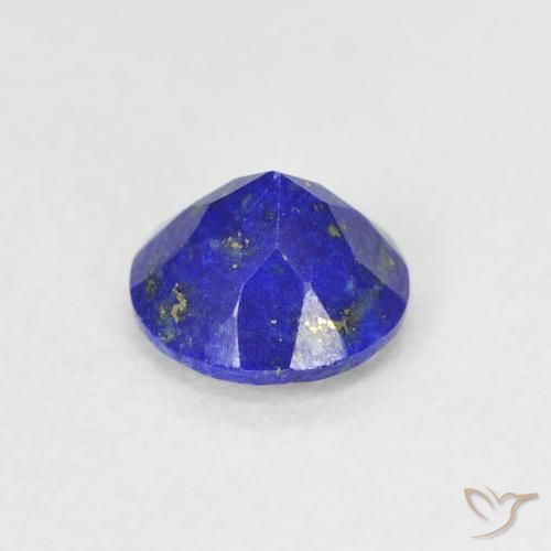 Lapis Lazuli Gemstone in 6 mm (calibrated) Size for Sale, Lapis Lazuli Stone in Electric Blue Color