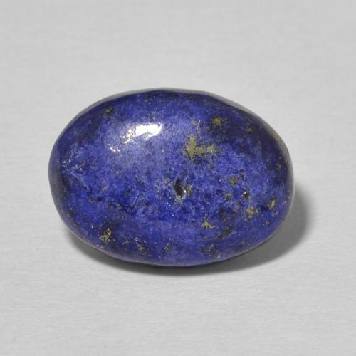 5.58ct Natural Deep Blue Lapis Lazuli, Oval, Opaque