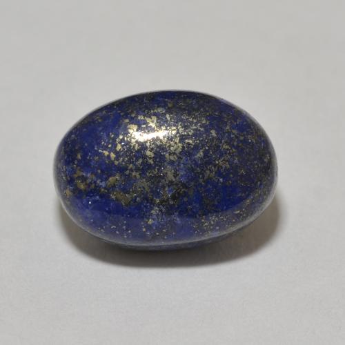 9.93ct Natural Very Deep Blue Lapis Lazuli, Oval, Opaque