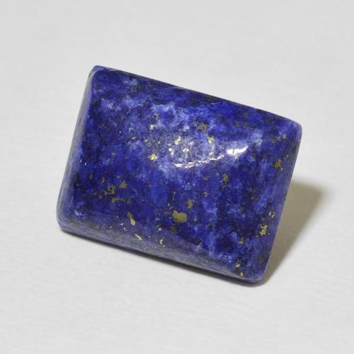 9.54 ct Blue Lapis Lazuli Stone, Natural Lapis Lazuli in Baguette Cabochon Shape for Sale