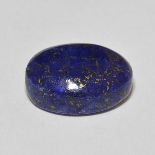 Lapis Lazuli Gemstone in 14.9 x 11.1 mm Size for Sale, Lapis Lazuli Stone in Very Deep Blue Color