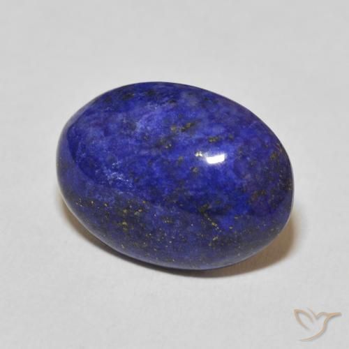 9.50 ct Blue Lapis Lazuli Stone, Natural Lapis Lazuli in Oval Cabochon Shape for Sale
