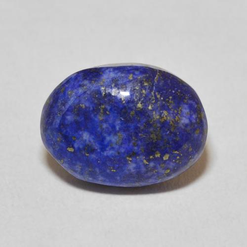 6.62ct Natural Deep Egyptian Blue Lapis Lazuli, Oval, Opaque