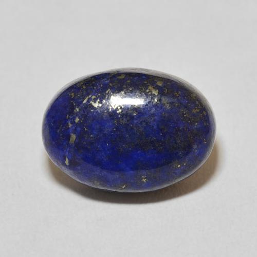9.31ct Natural Very Deep Blue Lapis Lazuli, Oval, Opaque